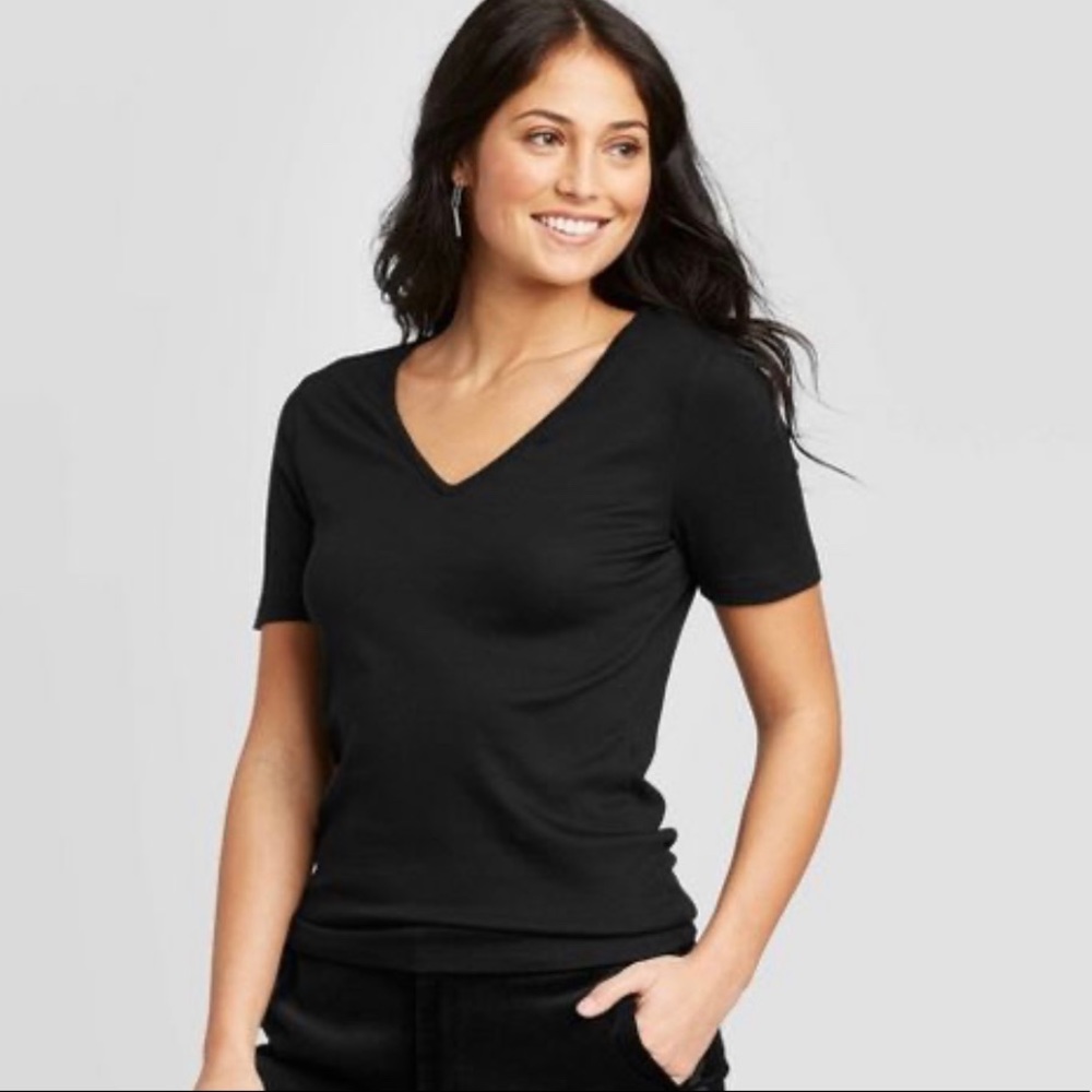 Soft black tee